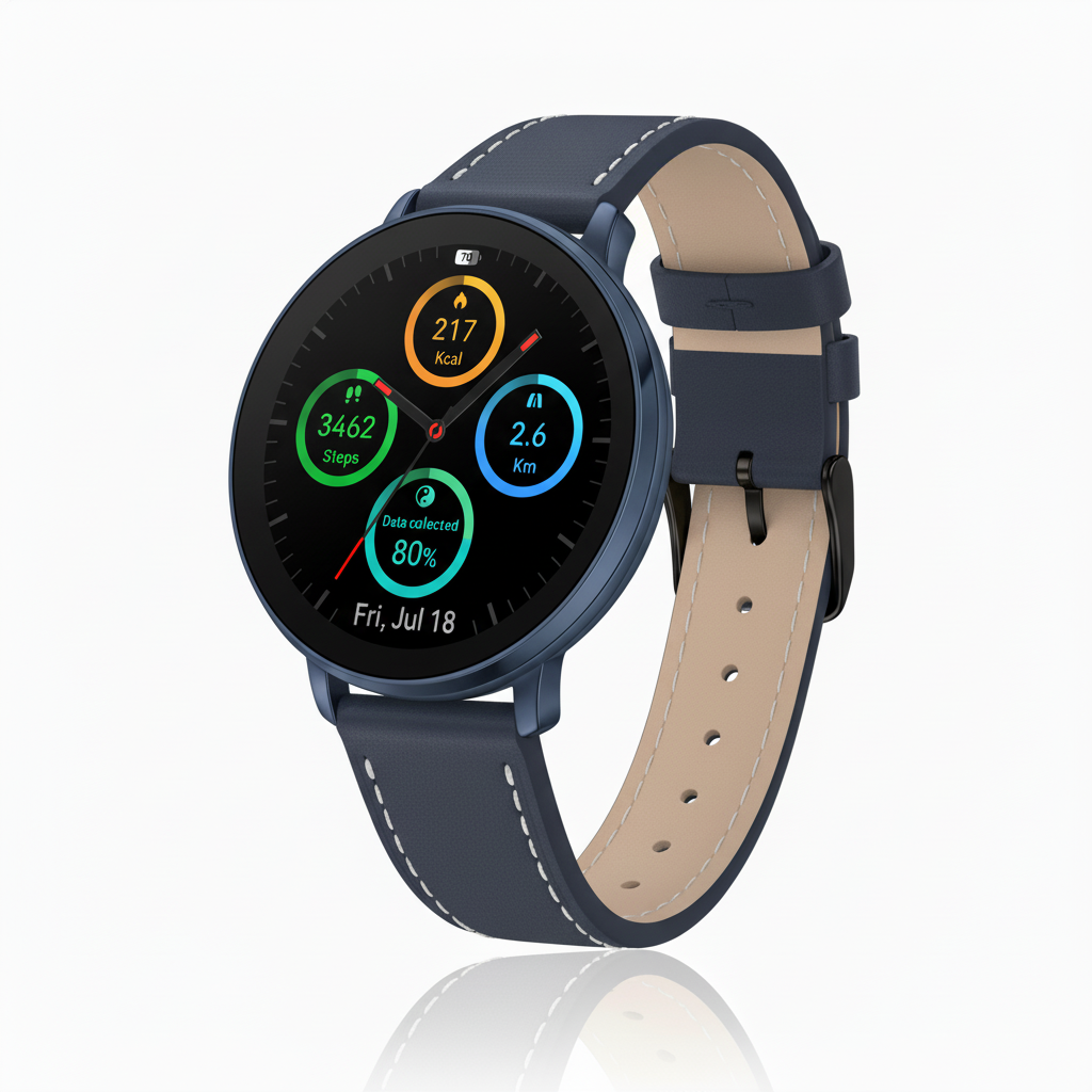 Watch2Care Vital Smartwatch (Blue Case) - Horizon Bundle