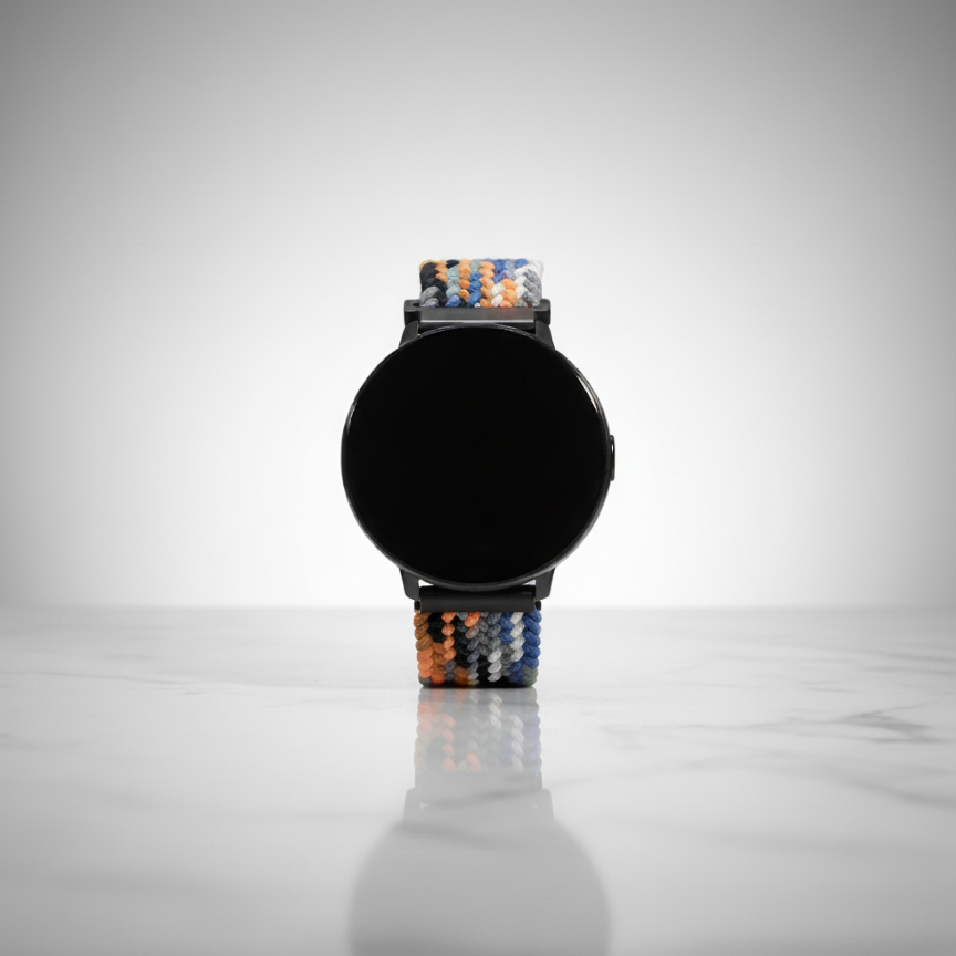 Watch2Care Vital Smartwatch (Black Case) - Flair & Function Bundle