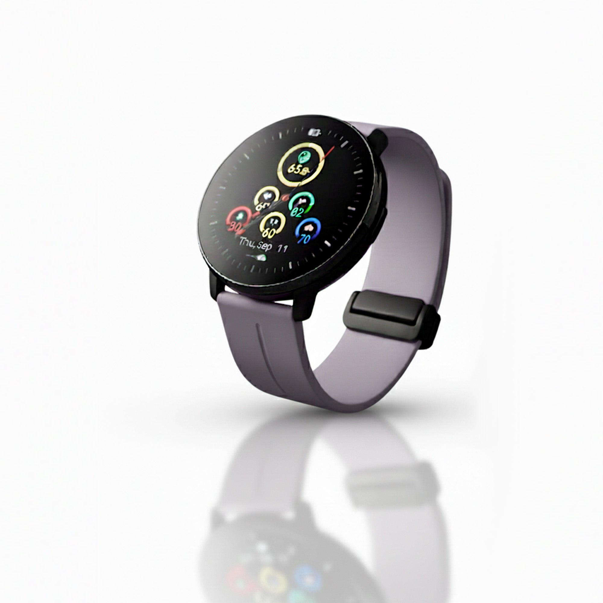 Watch2Care Vital Smartwatch (Black Case) - Cloud 9 Bundle