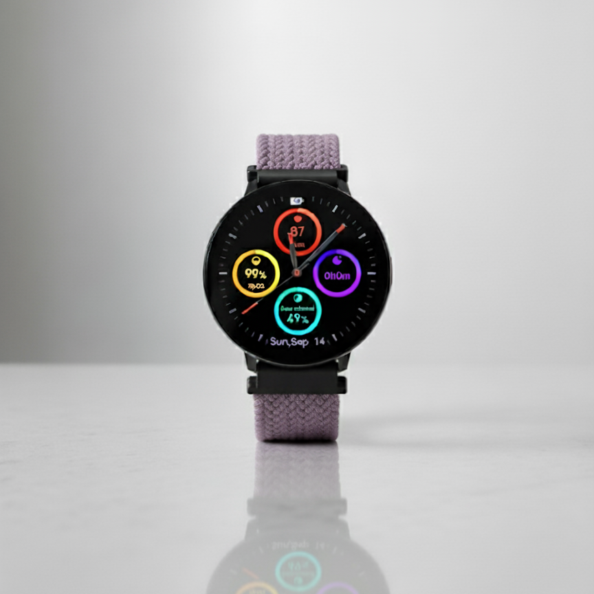 Watch2Care Vital Smartwatch (Black Case) - Luminary Bundle