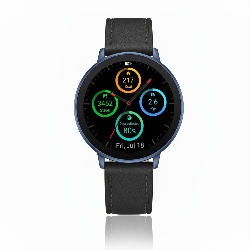 Watch2Care Vital Smartwatch (Blue Case) - Essentials Bundle