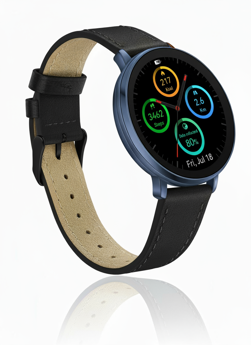 Watch2Care Vital Smartwatch (Blue Case) - Essentials Bundle