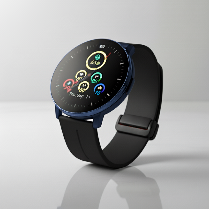 Watch2Care Vital Smartwatch (Blue Case) - Radiance Bundle