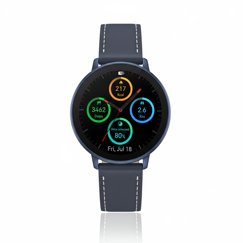 Watch2Care Vital Smartwatch (Blue Case) - Horizon Bundle