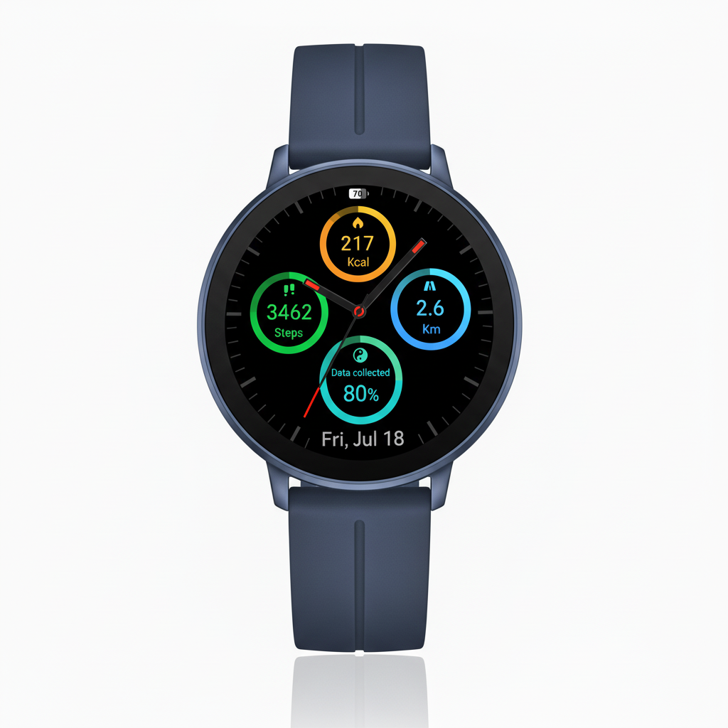 Watch2Care Vital Smartwatch (Blue Case) - Horizon Bundle