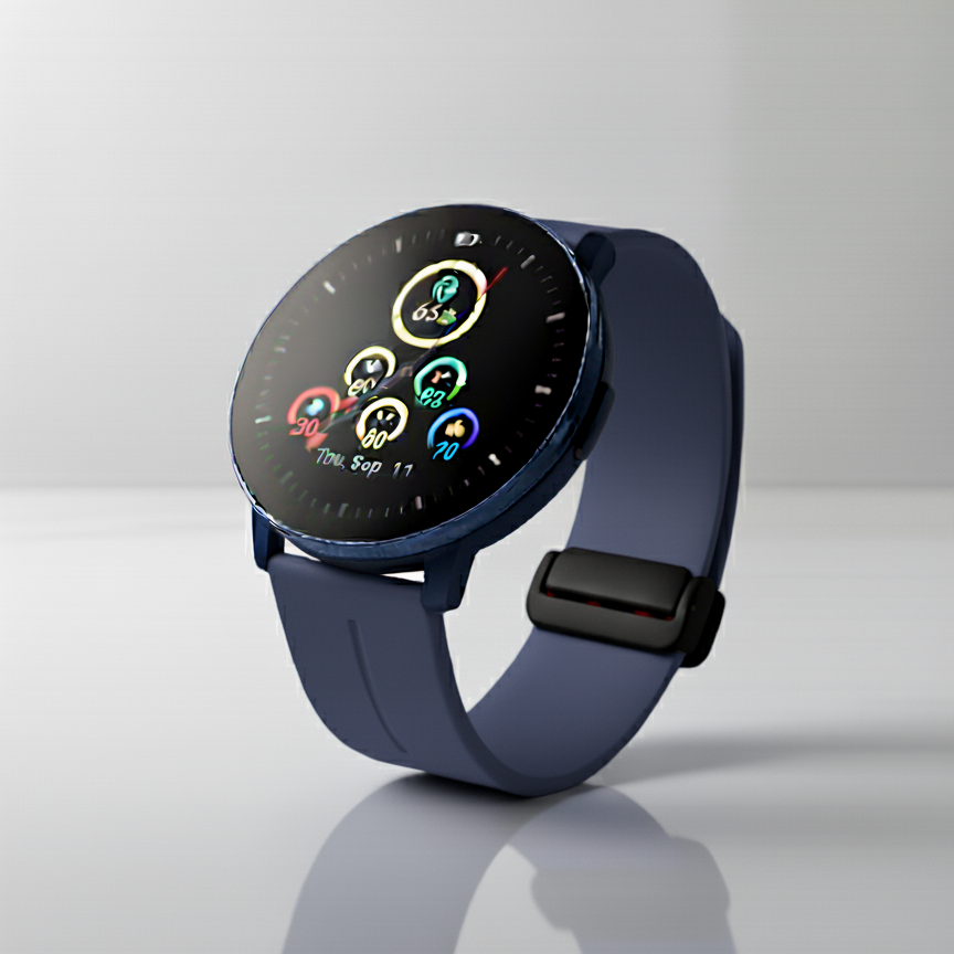 Watch2Care Vital Smartwatch (Blue Case) - Horizon Bundle