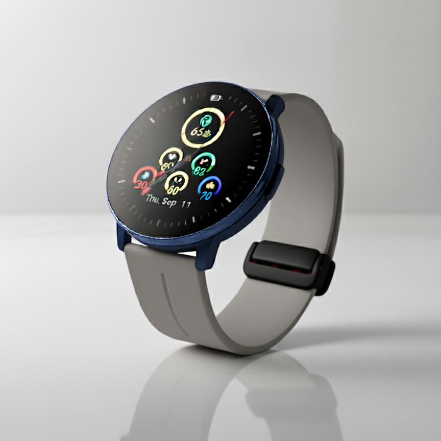 Watch2Care Vital Smartwatch (Blue Case) - Essentials Bundle