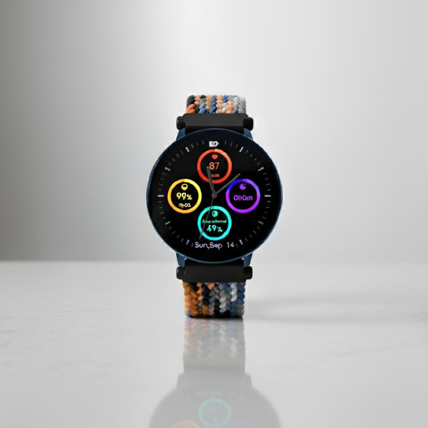 Watch2Care Vital Smartwatch (Blue Case) - Voyager Bundle