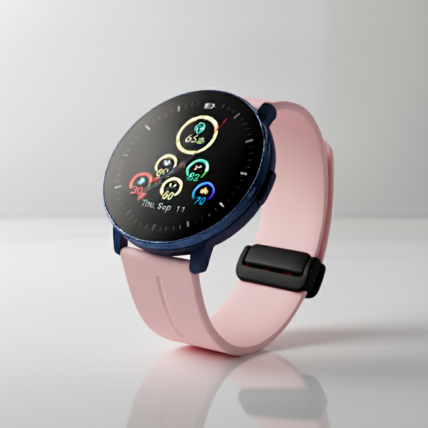 Watch2Care Vital Smartwatch (Blue Case)- Blossom Bundle