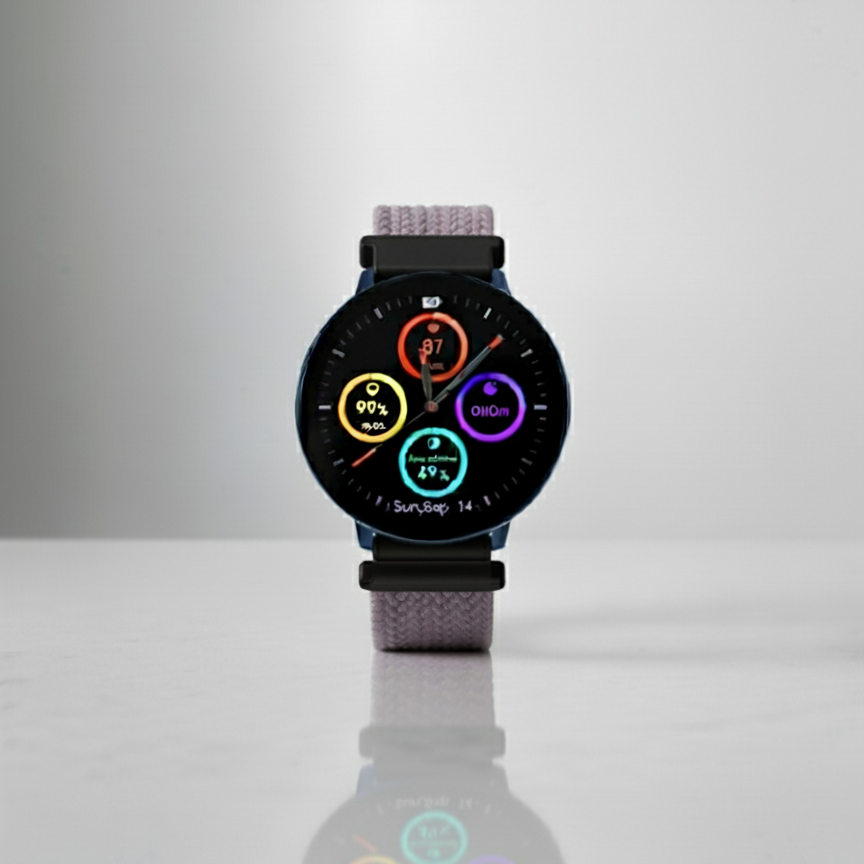 Watch2Care Vital Smartwatch (Blue Case)- Blossom Bundle