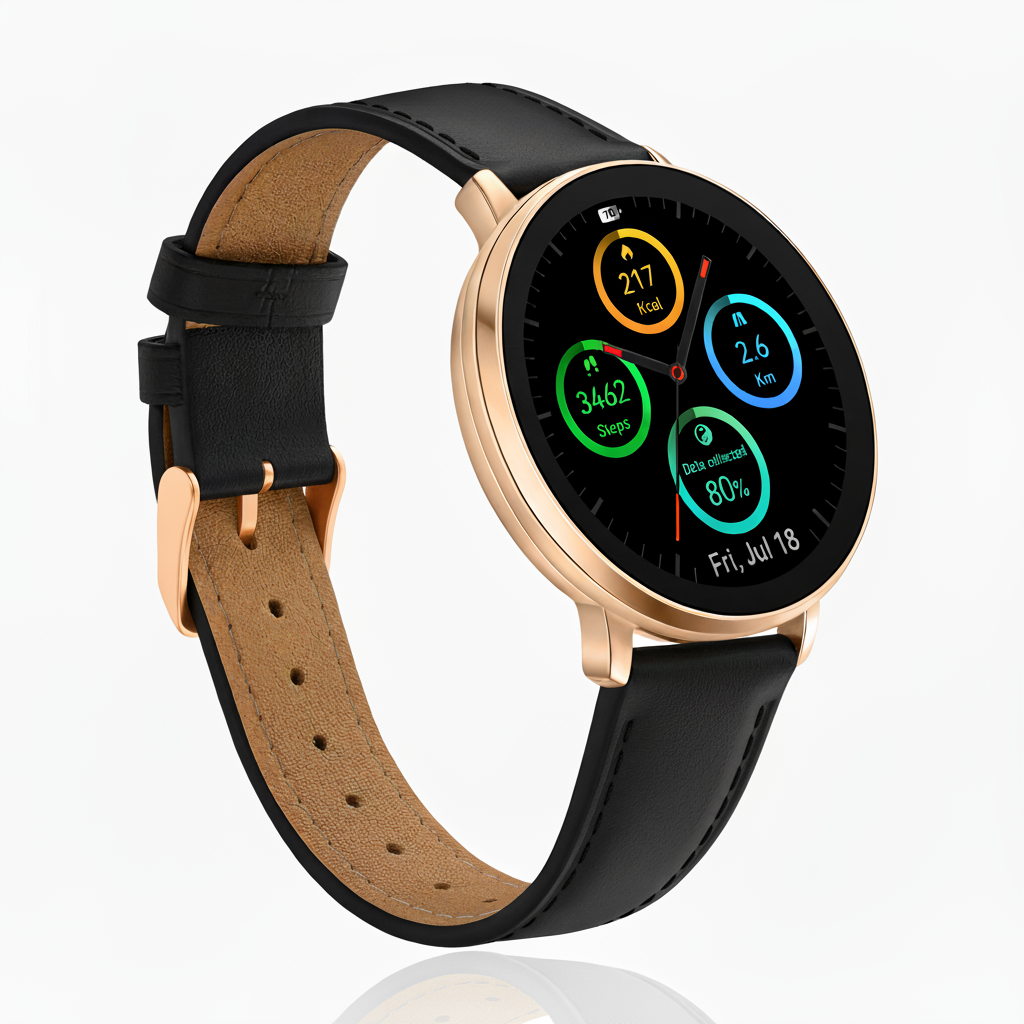 Watch2Care Vital Smartwatch (Rose Gold Case) - Signature Shades Bundle