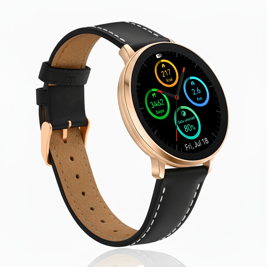 Watch2Care Vital Smartwatch (Rose Gold Case) - Curator Bundle