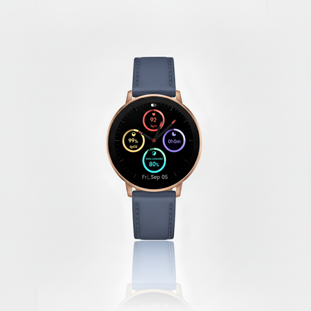 Watch2Care Vital Smartwatch (Rose Gold Case) - Accent Bundle