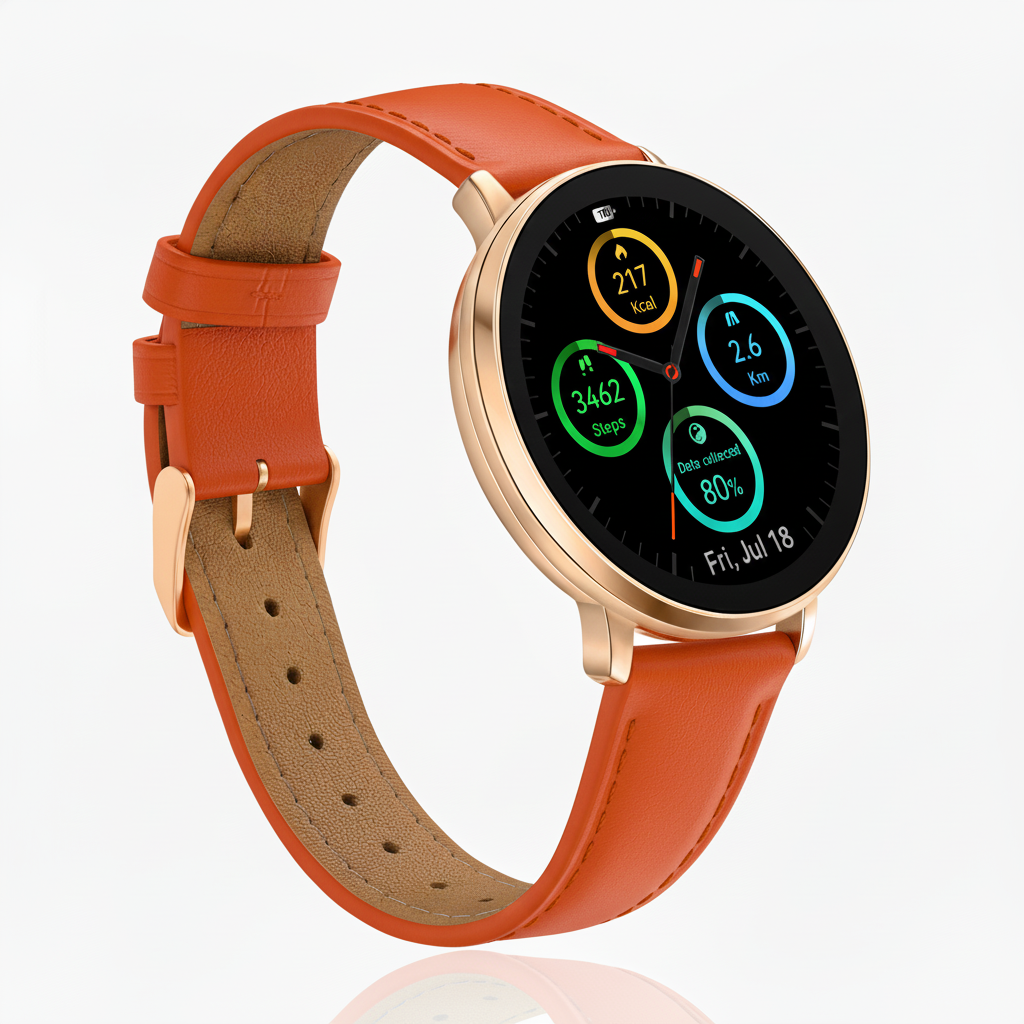 Watch2Care Vital Smartwatch (Rose Gold Case) - Spirit Bundle