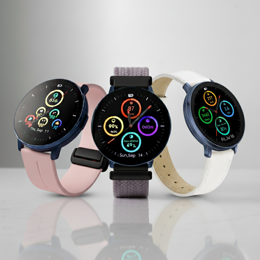 Watch2Care Vital Smartwatch (Blue Case)- Blossom Bundle