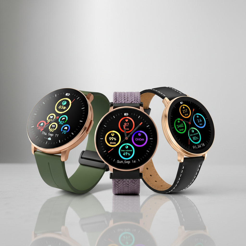 Watch2Care Vital Smartwatch (Rose Gold Case) - Curator Bundle