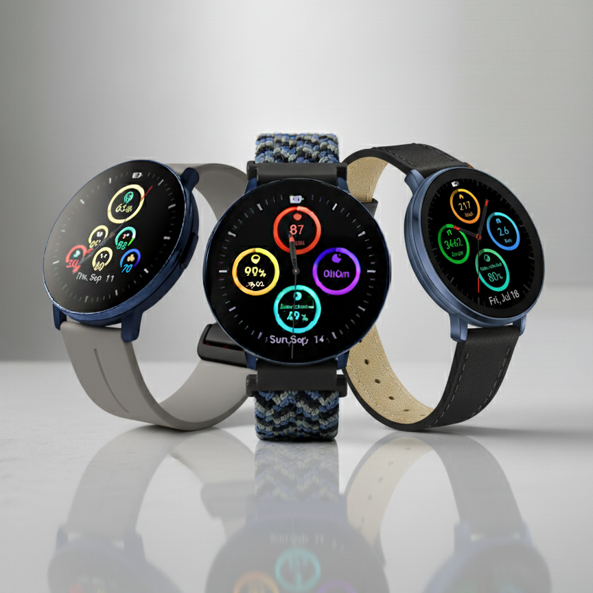 Watch2Care Vital Smartwatch (Blue Case) - Essentials Bundle