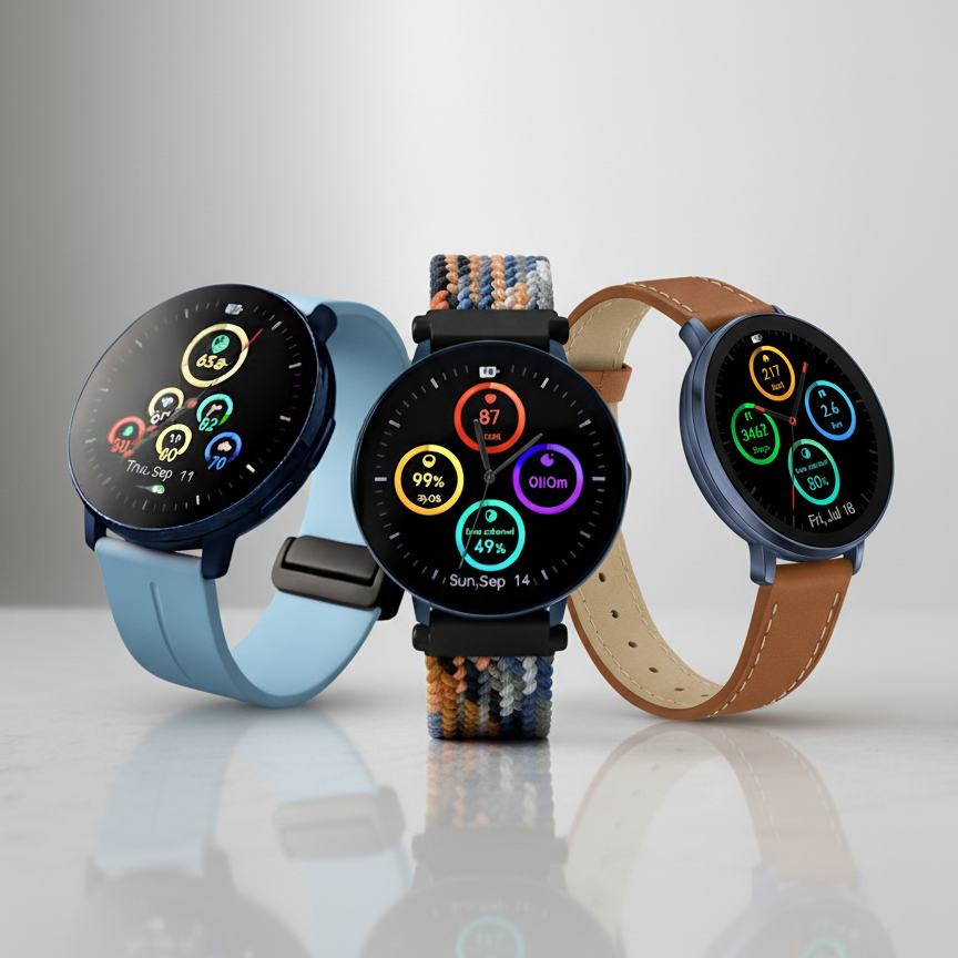 Watch2Care Vital Smartwatch (Blue Case) - Voyager Bundle