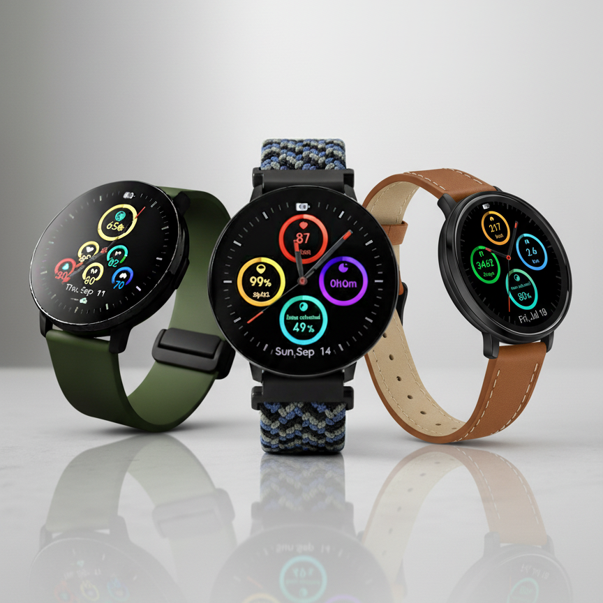 Watch2Care Vital Smartwatch (Black Case) - Terra Bundle