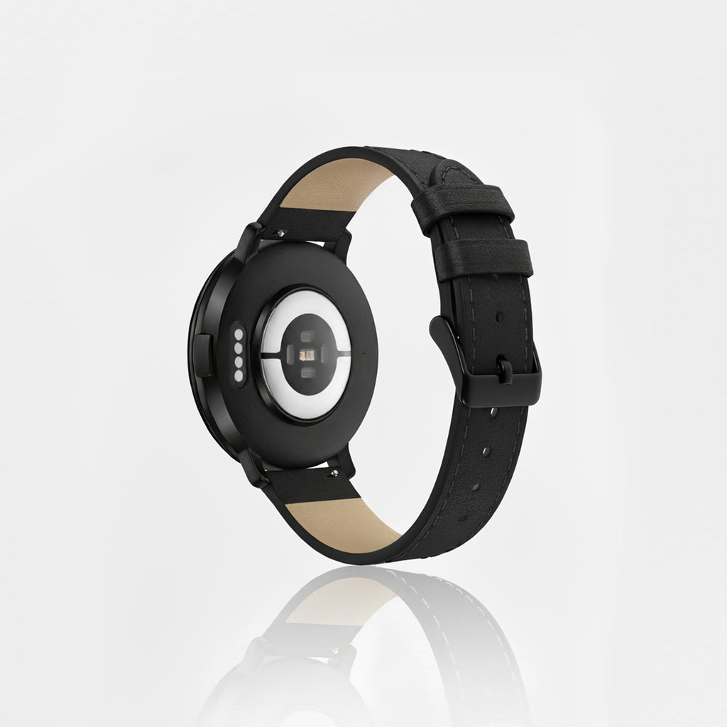 Watch2Care Vital Smartwatch (Black Case) - Modern Minimalist Bundle