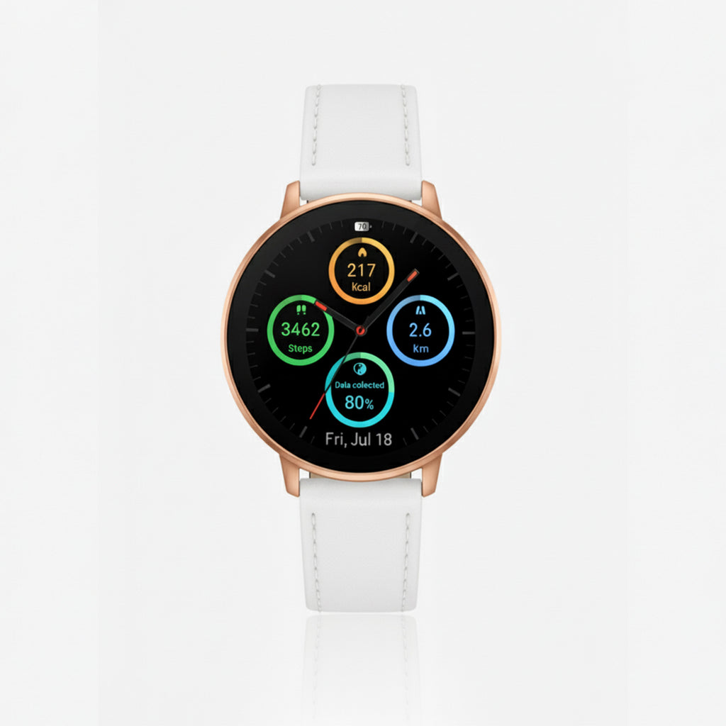 Watch2Care Vital Smartwatch (Rose Gold Case) - Aura Bundle